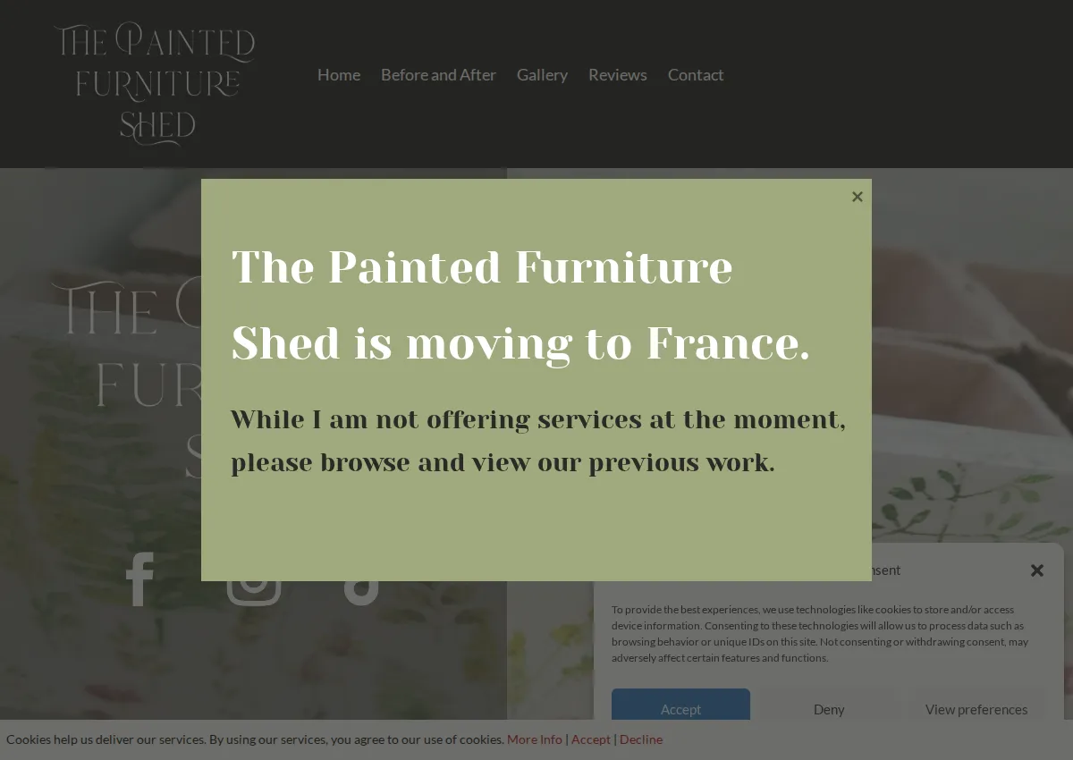 Store homepage