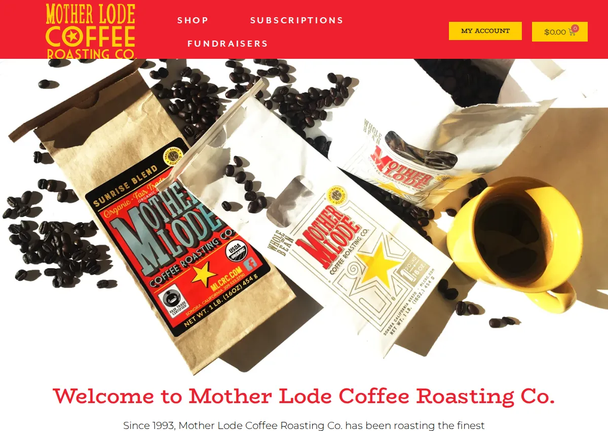 Store homepage