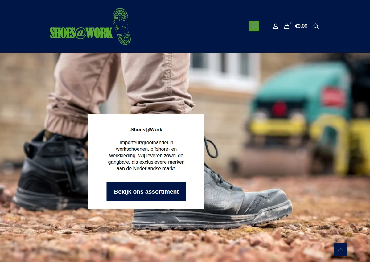 Store homepage
