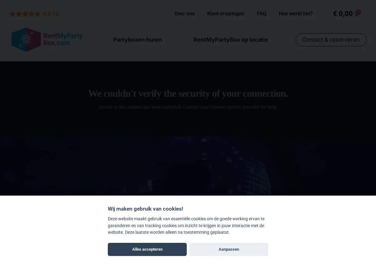 Store homepage
