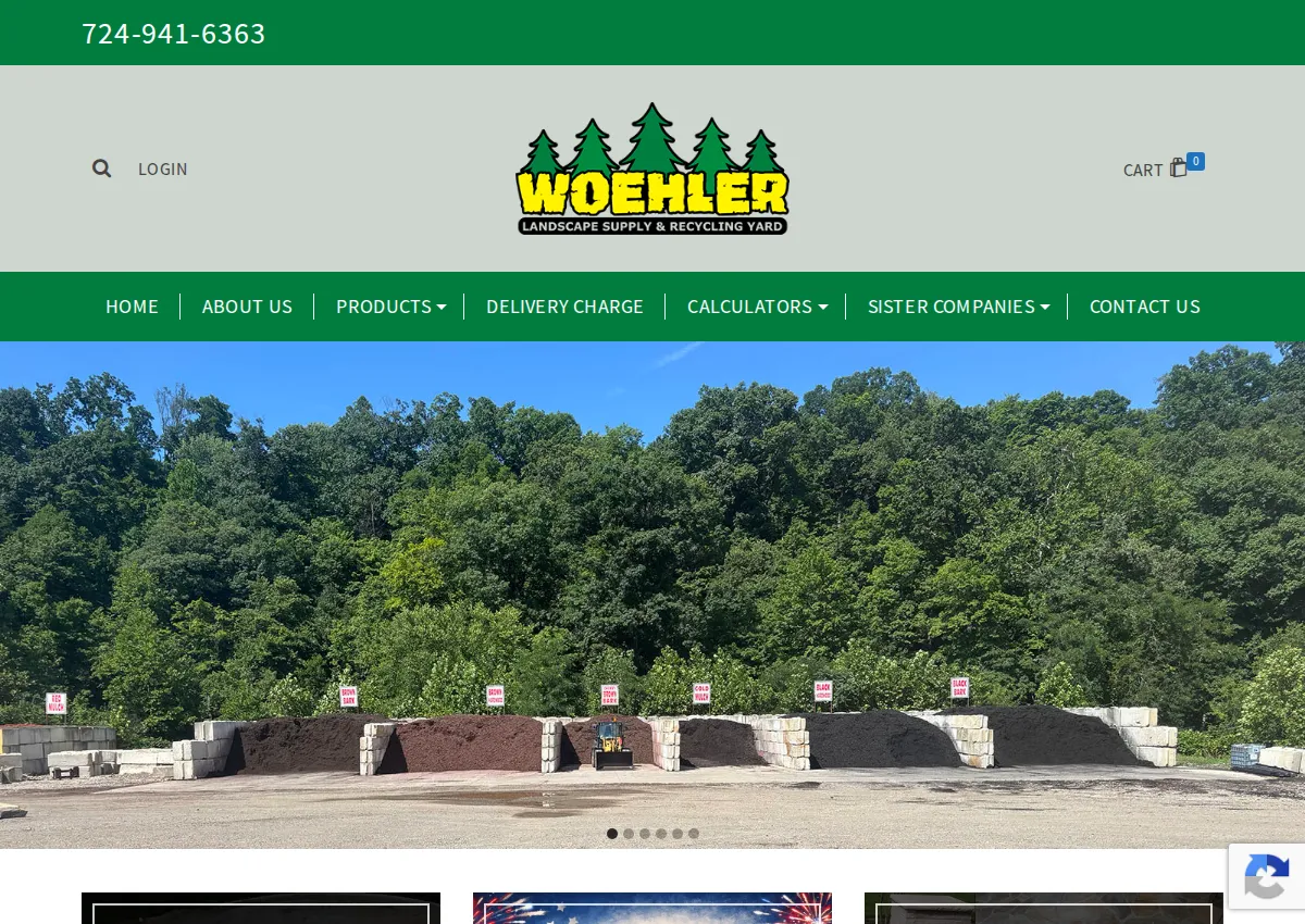 Store homepage