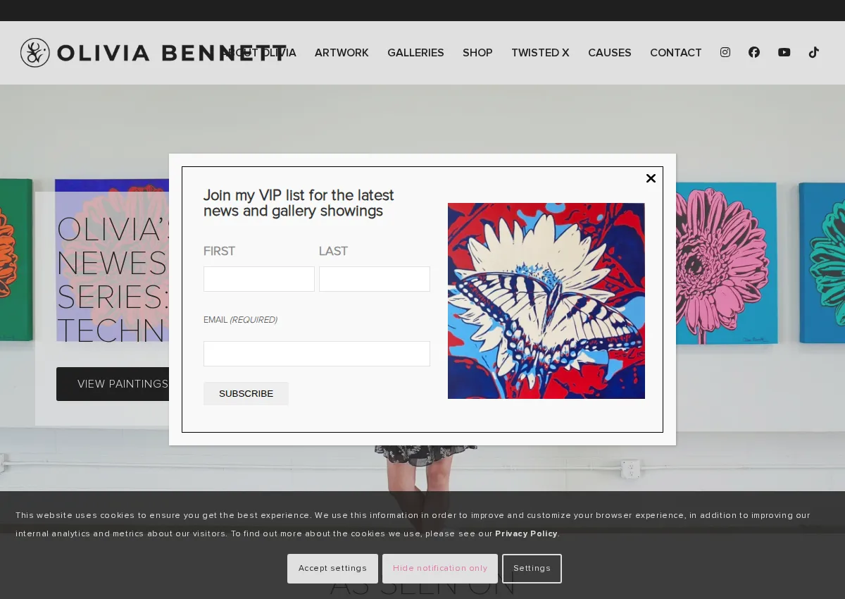 Store homepage