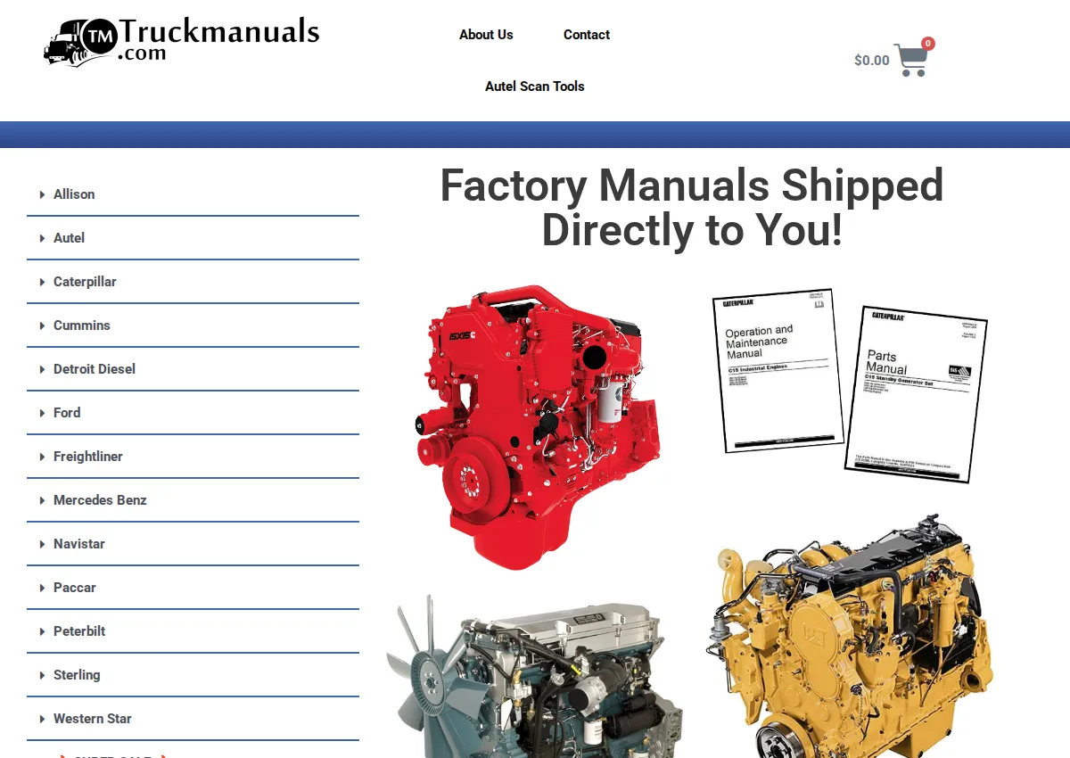Store homepage