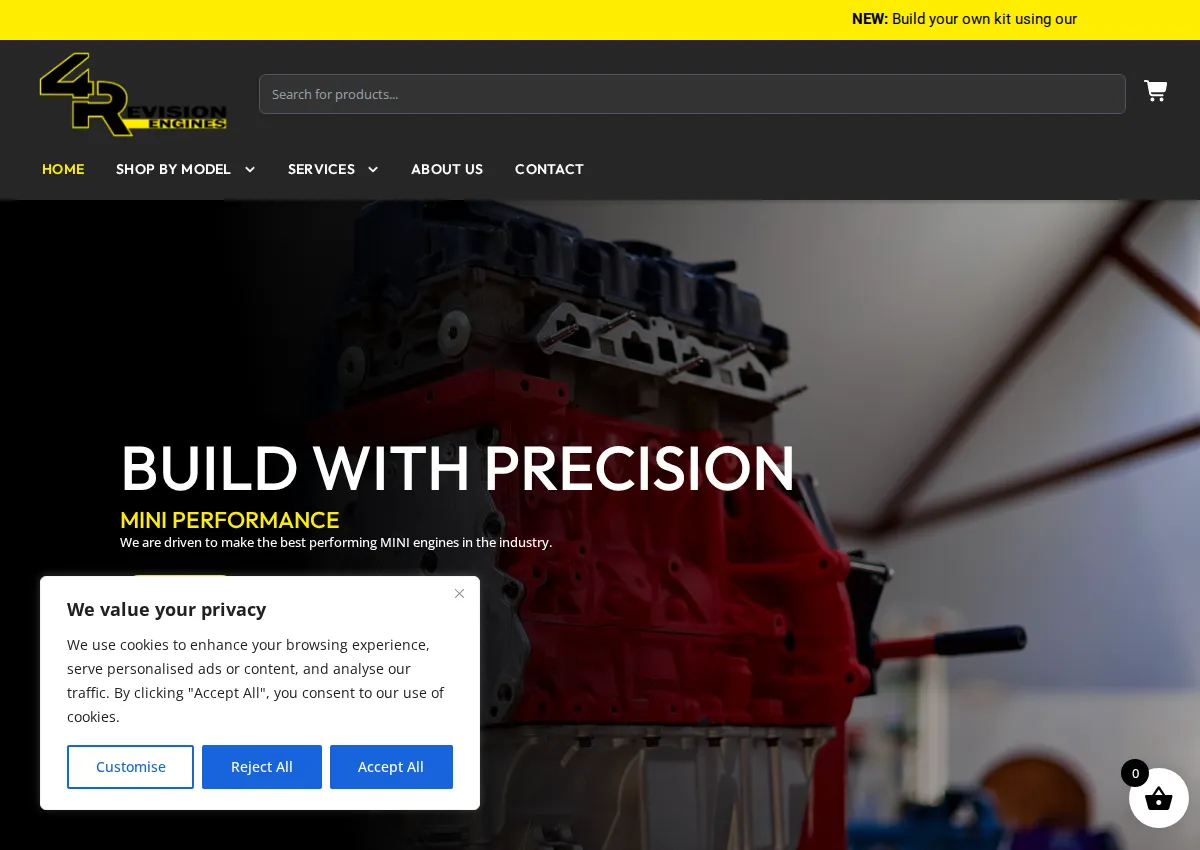 Store homepage