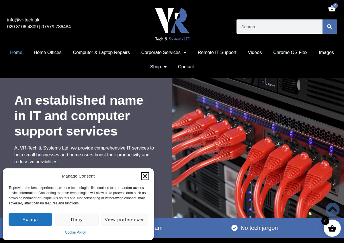 Store homepage