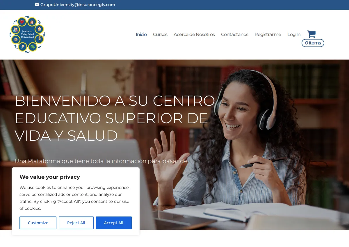 Store homepage