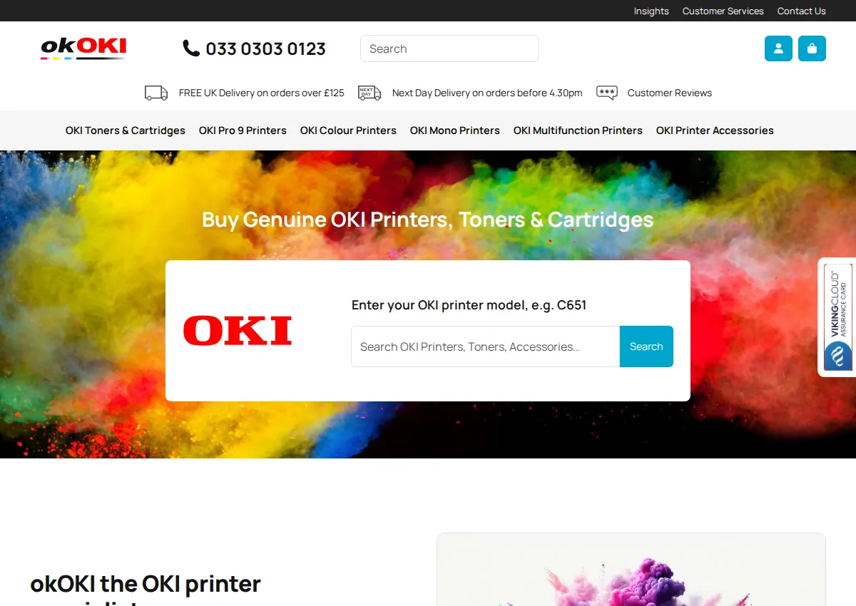 Store homepage