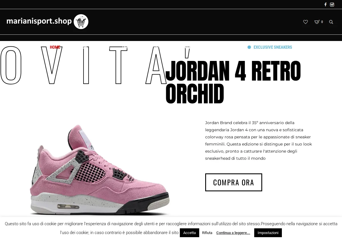 Store homepage