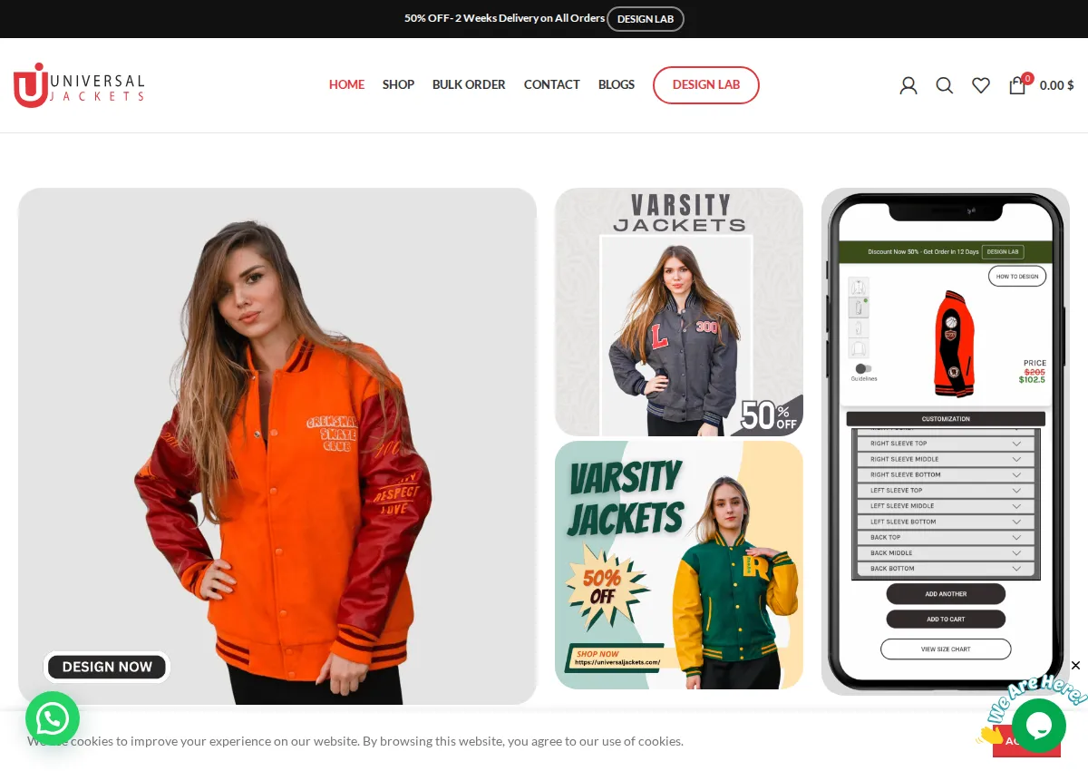 Store homepage