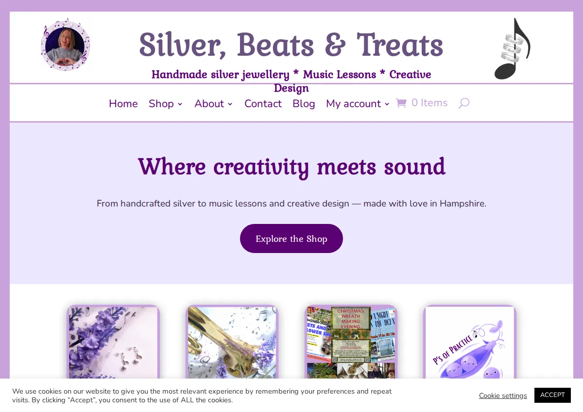 Store homepage