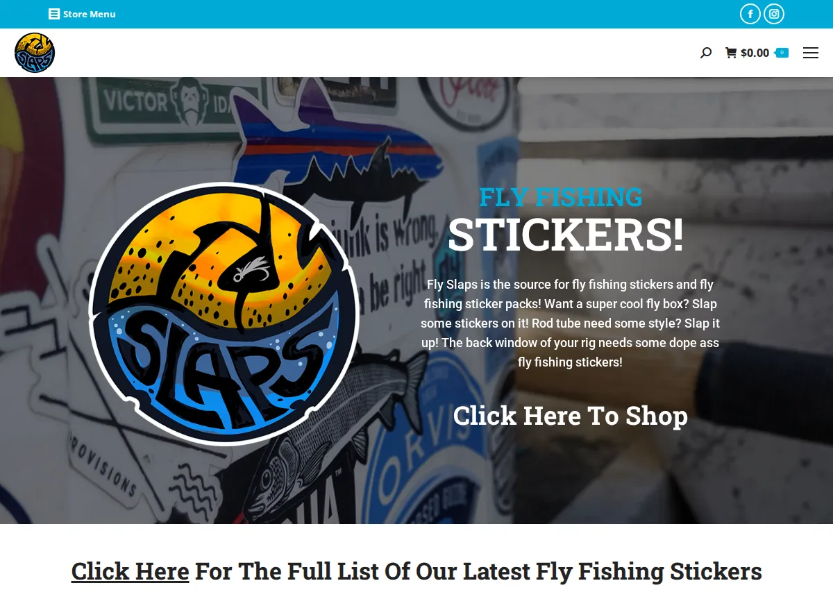 Store homepage