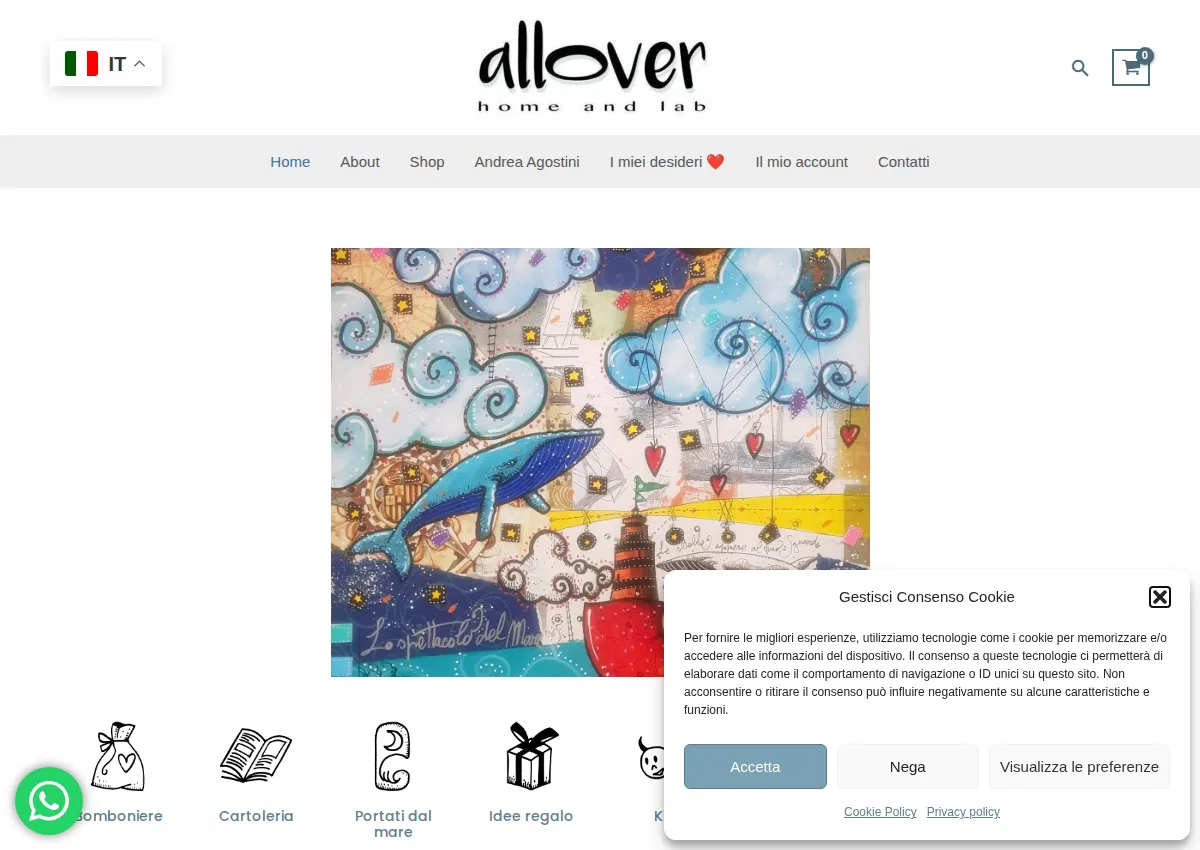 Store homepage