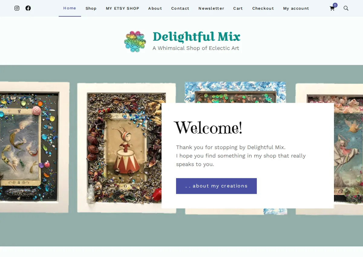 Store homepage