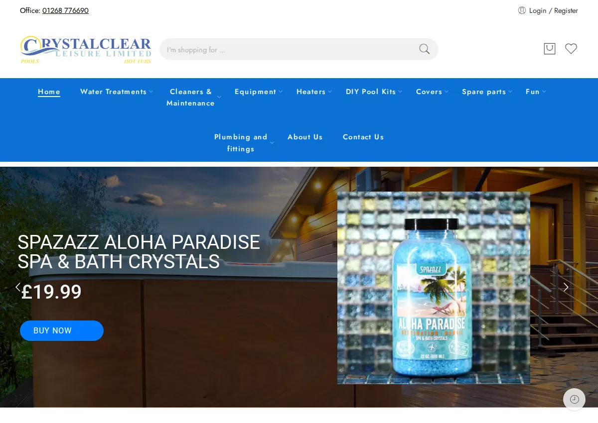 Store homepage