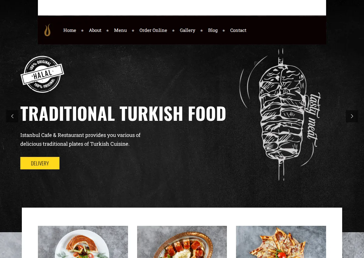 Store homepage