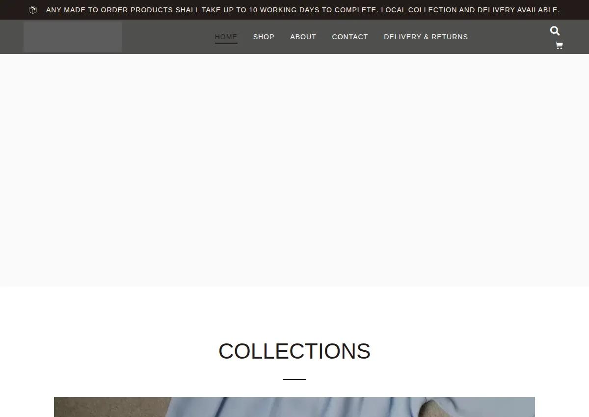 Store homepage