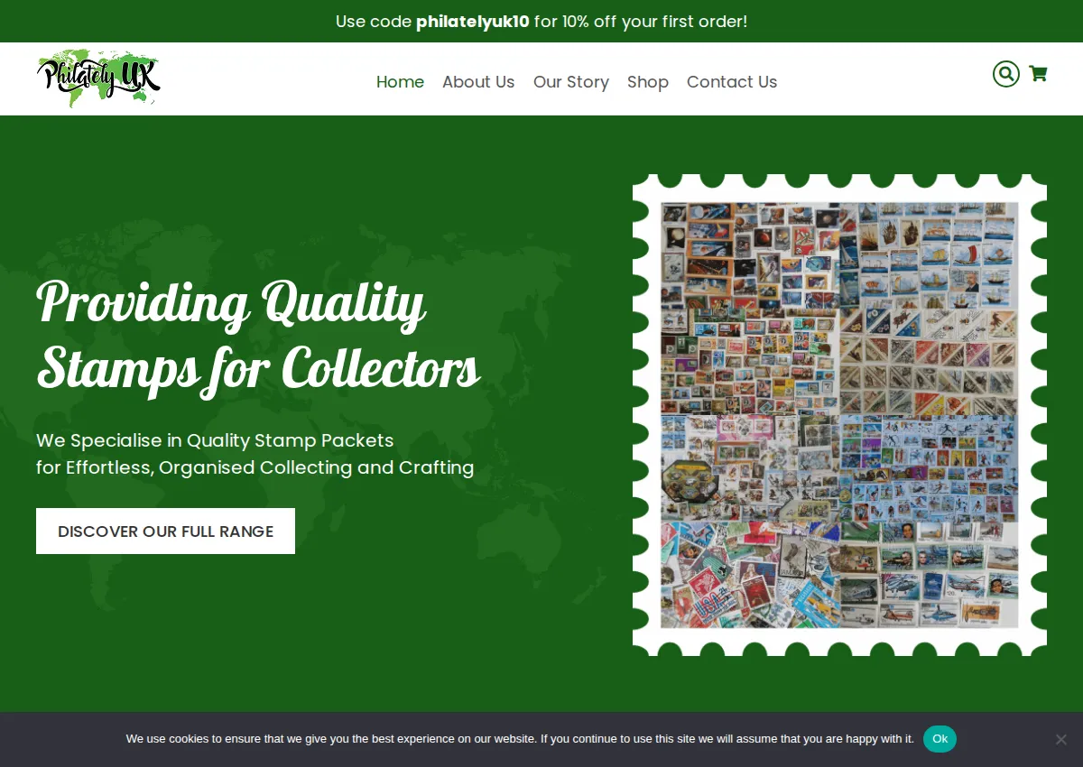 Store homepage