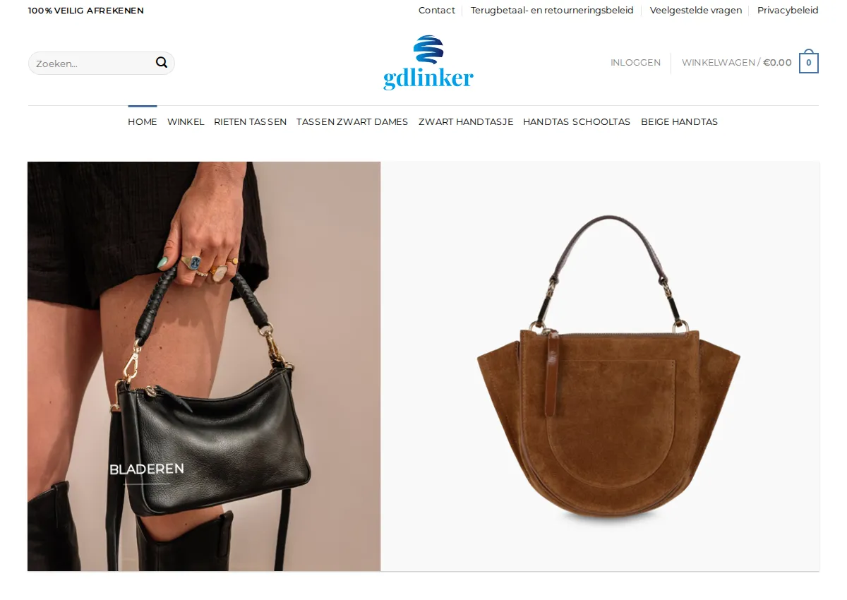 Store homepage