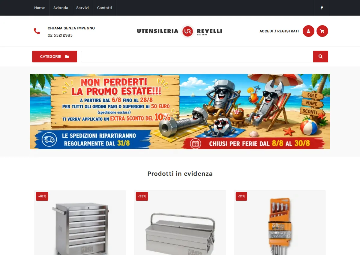 Store homepage