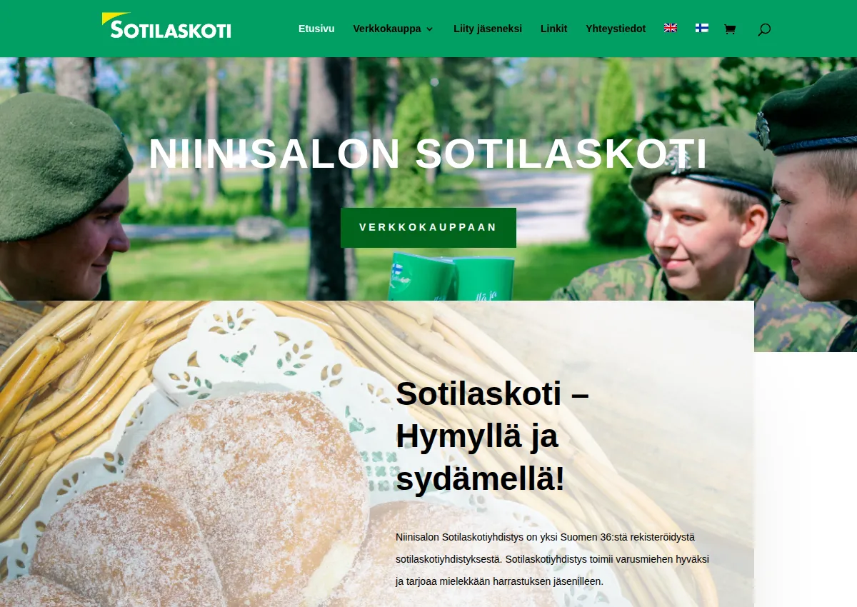 Store homepage