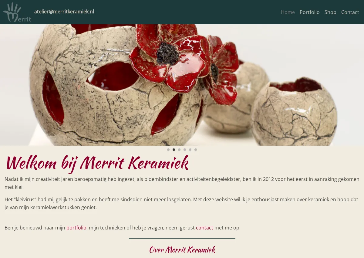 Store homepage