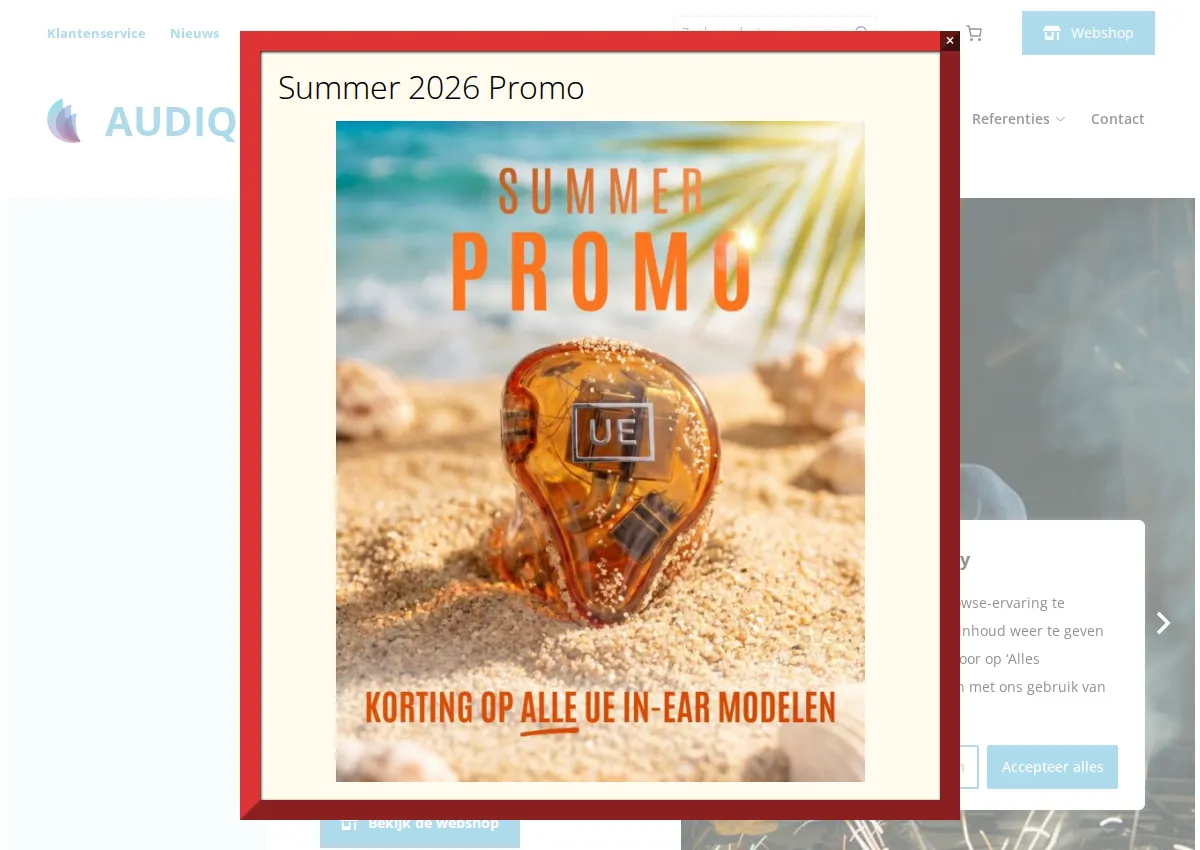 Store homepage