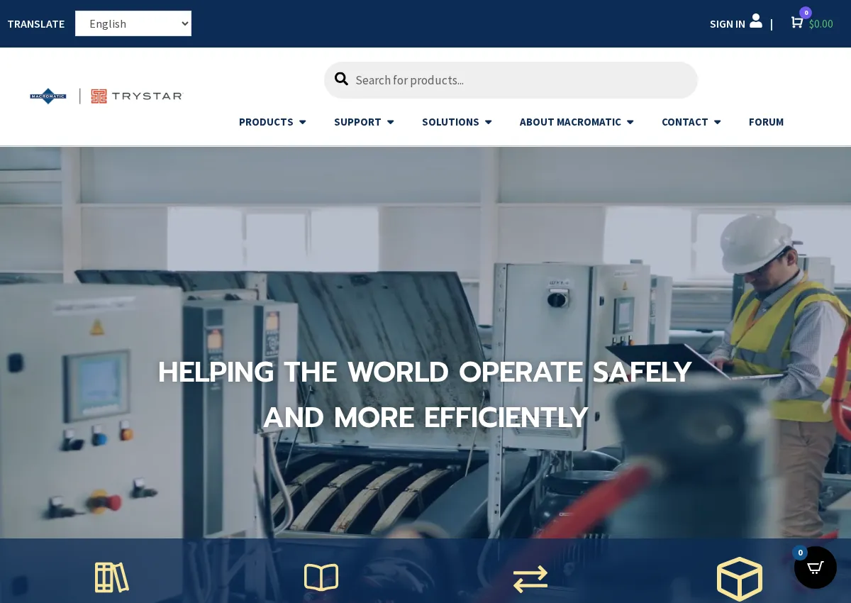 Store homepage