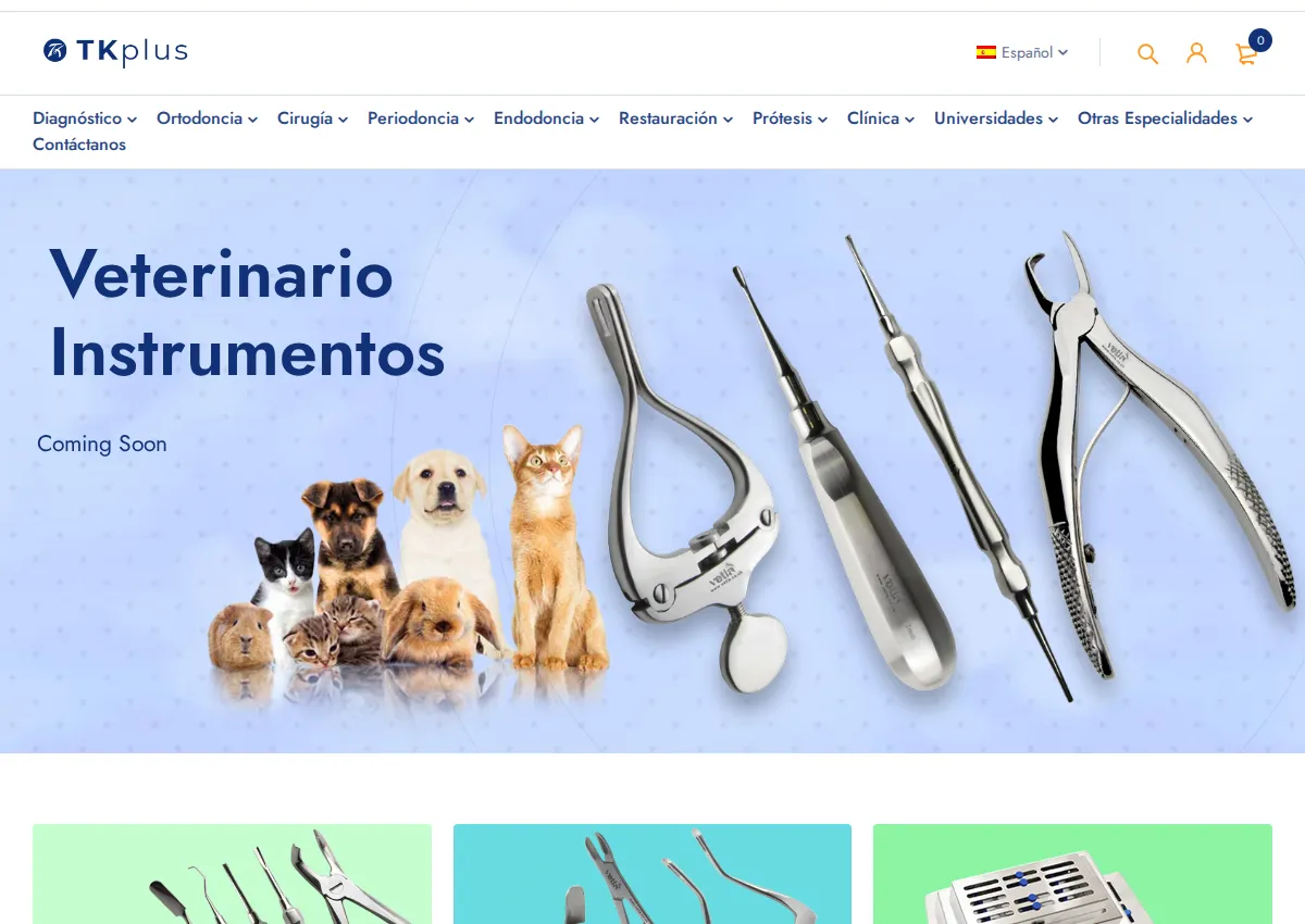 Store homepage