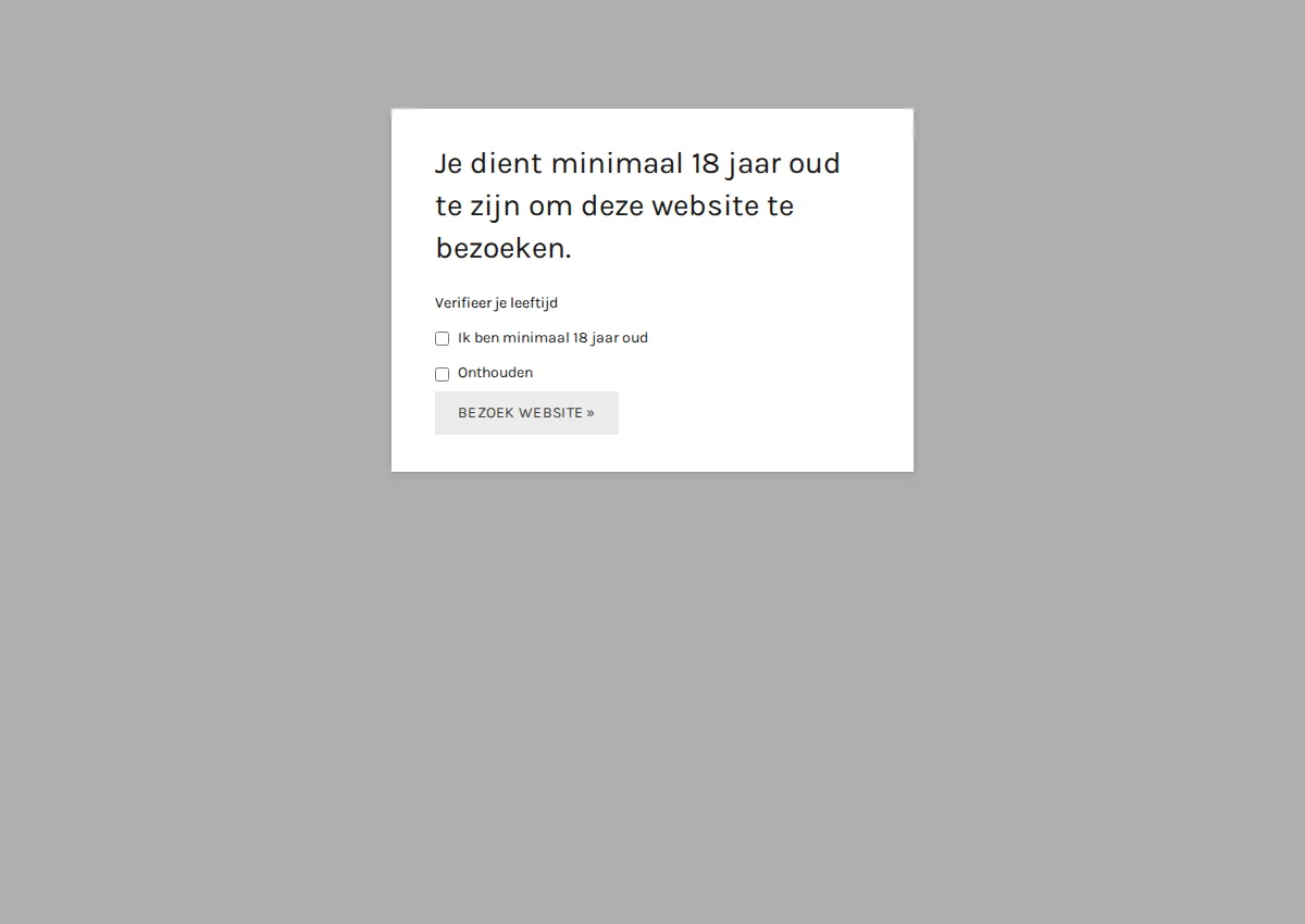 Store homepage