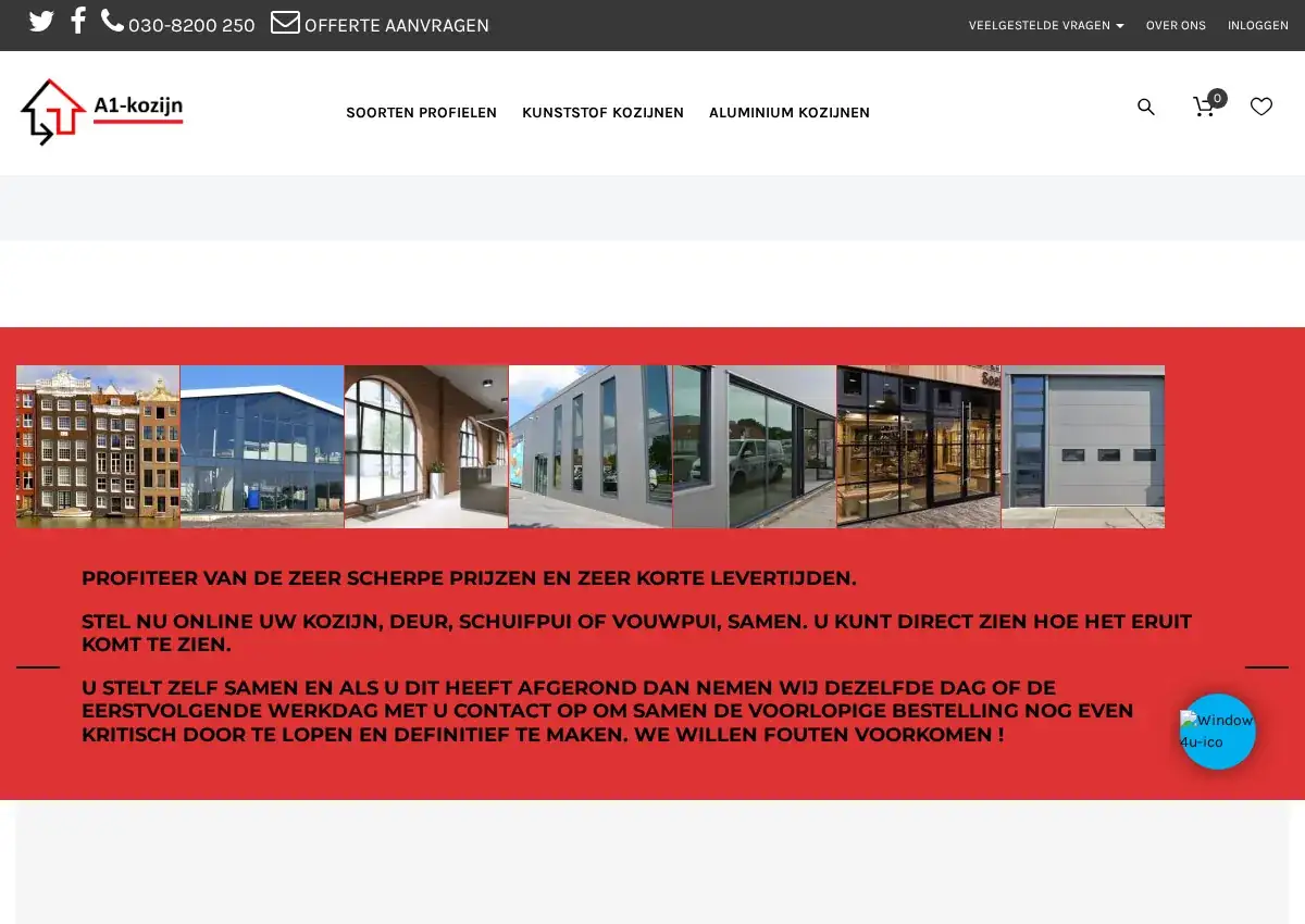 Store homepage