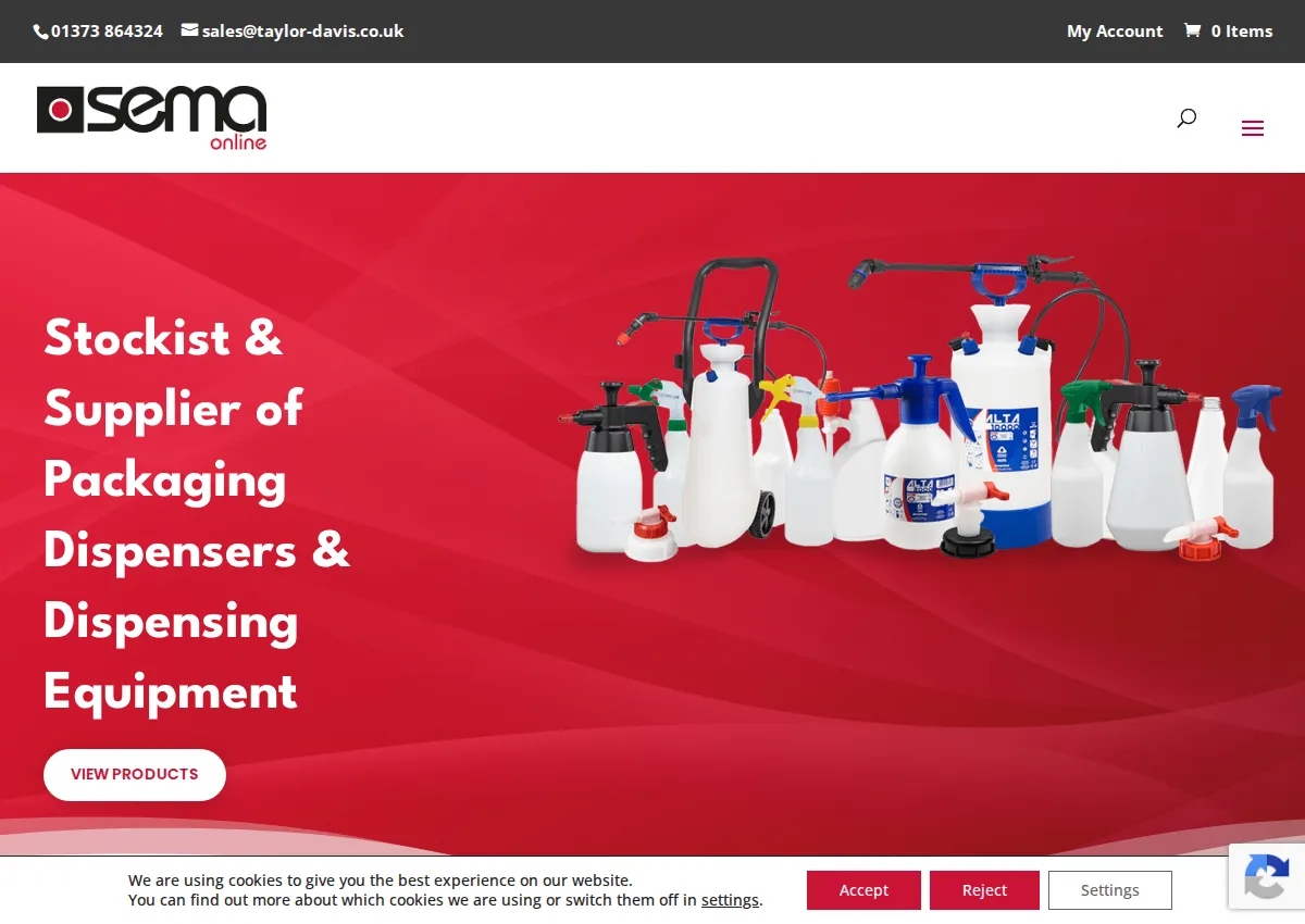 Store homepage