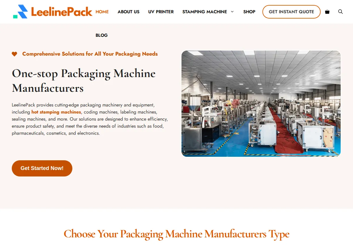 Store homepage