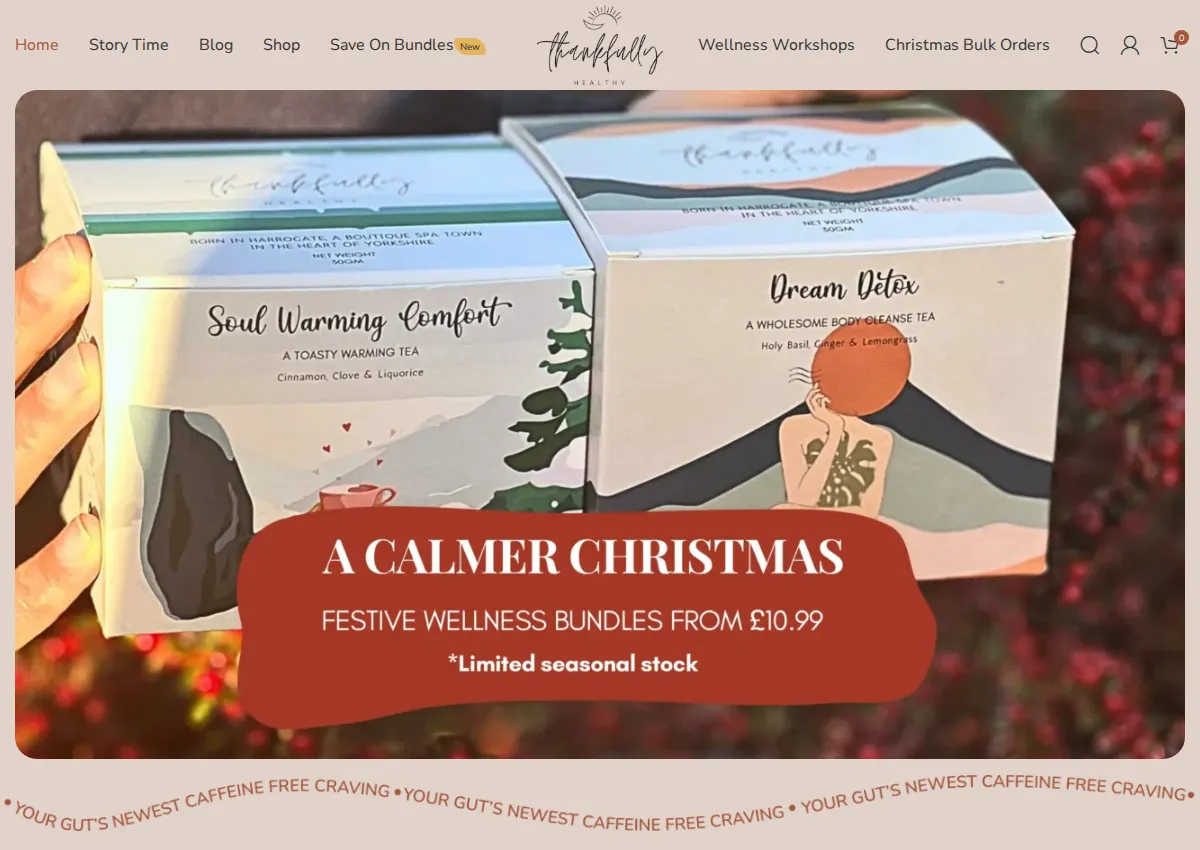 Store homepage