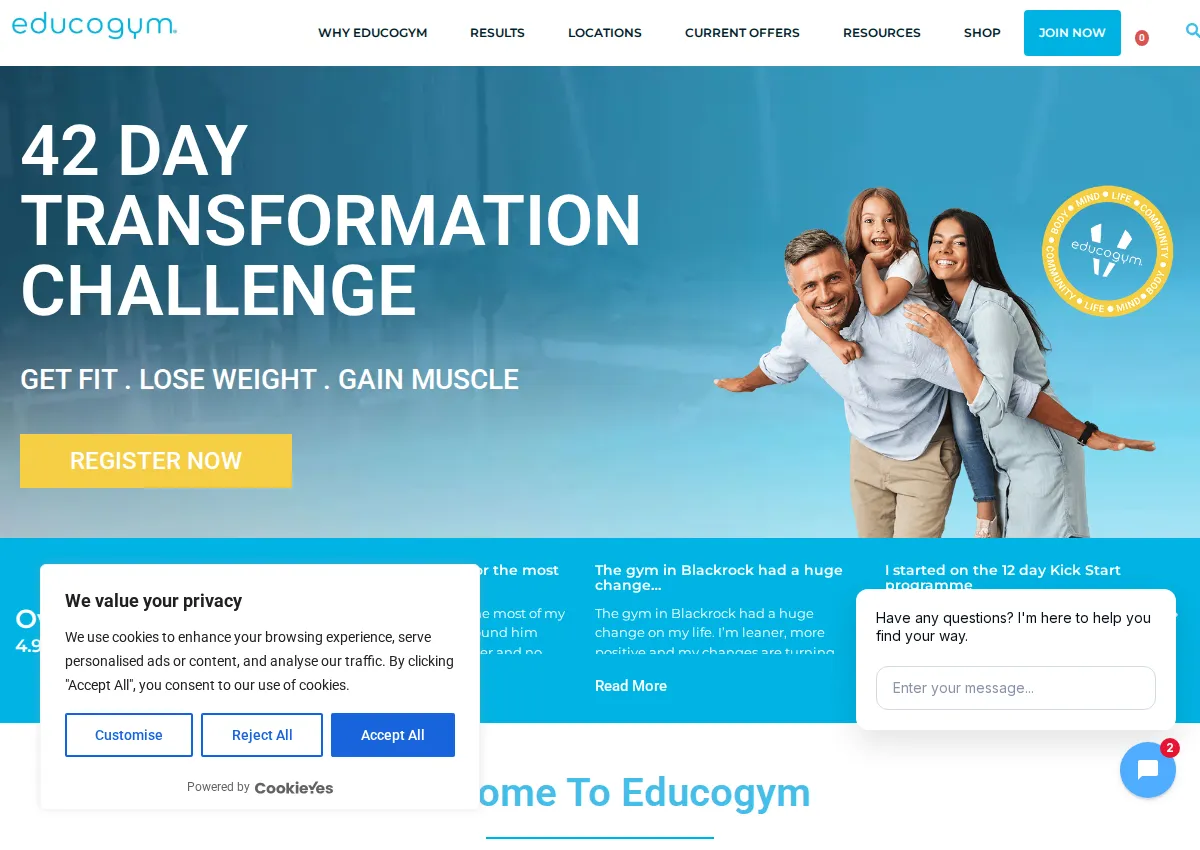 Store homepage