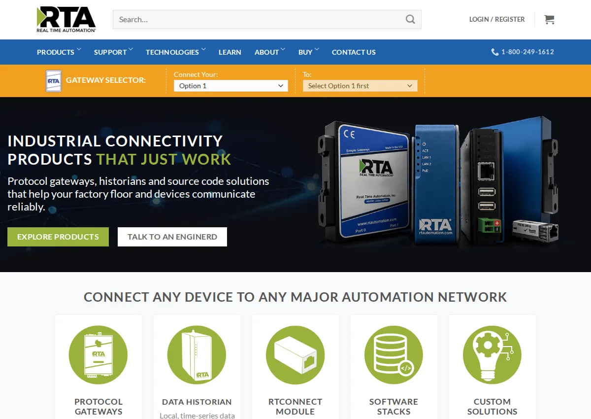 Store homepage