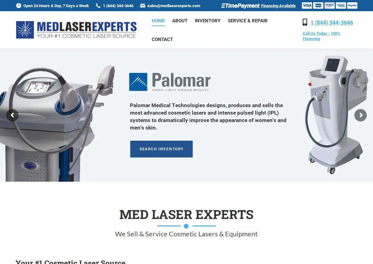 Store homepage
