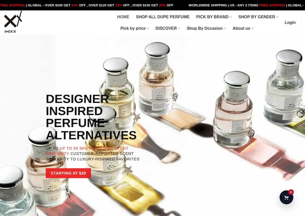 Store homepage