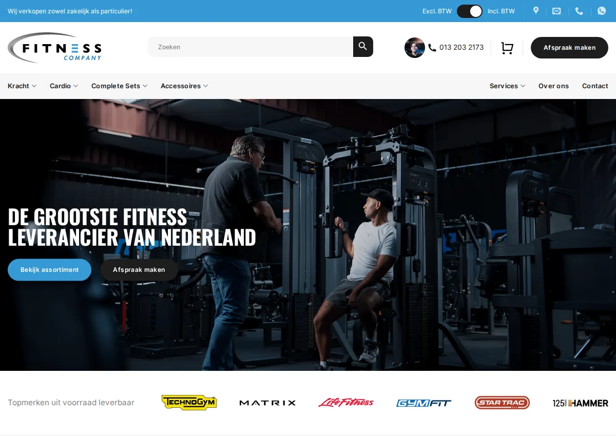 Store homepage