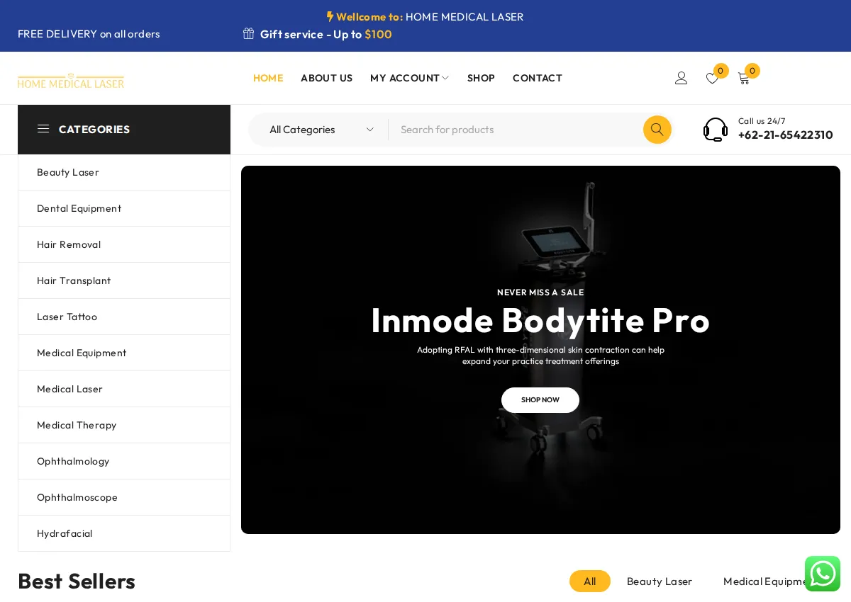 Store homepage