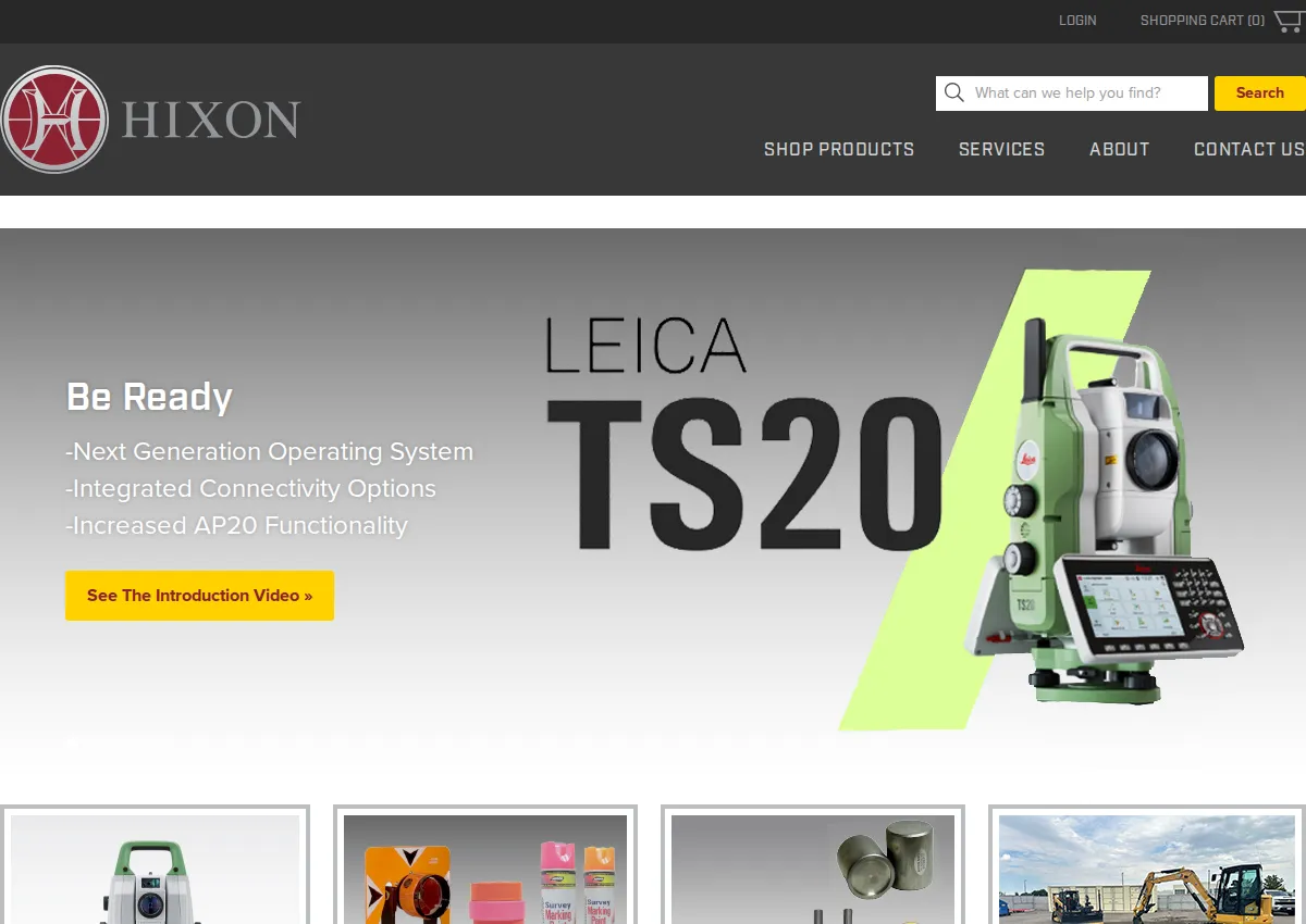 Store homepage