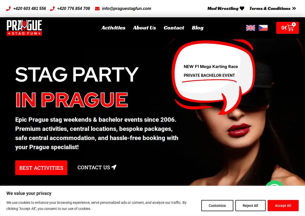Store homepage