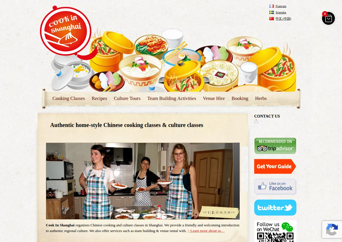 Store homepage