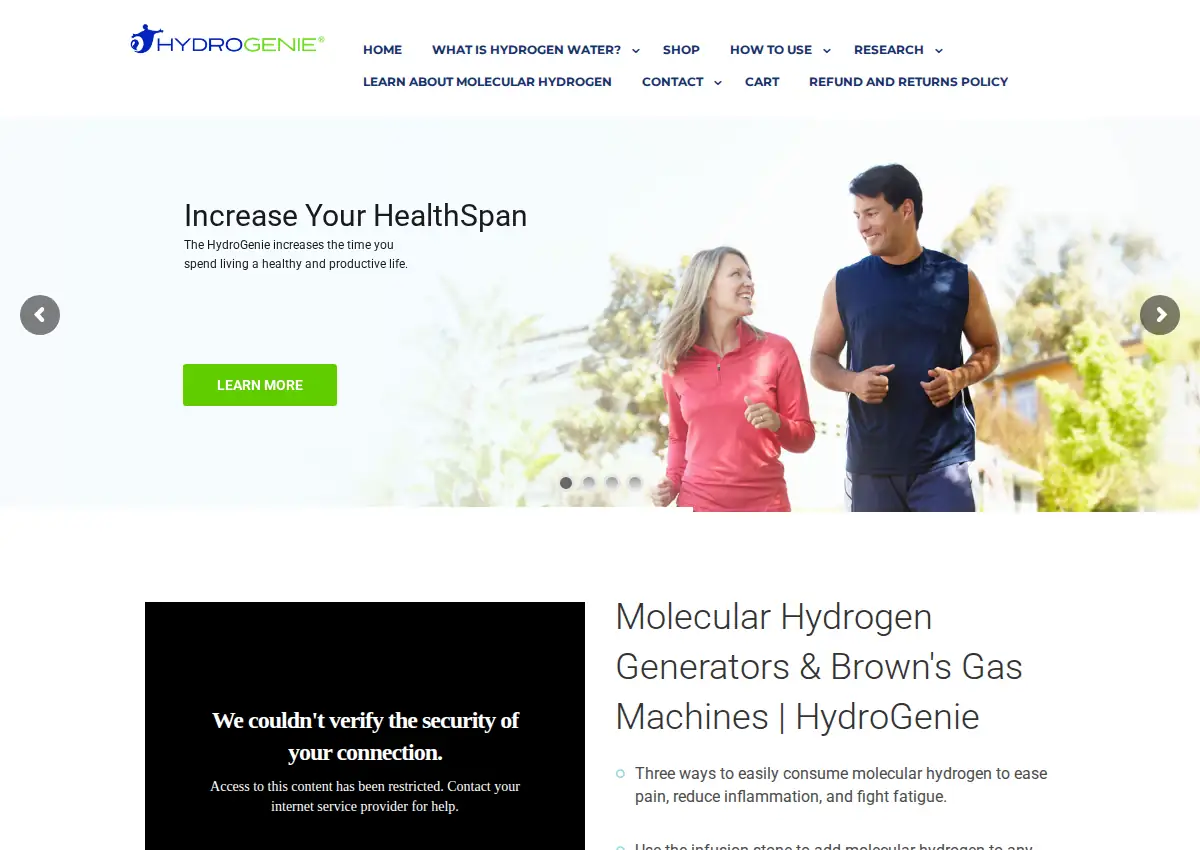 Store homepage