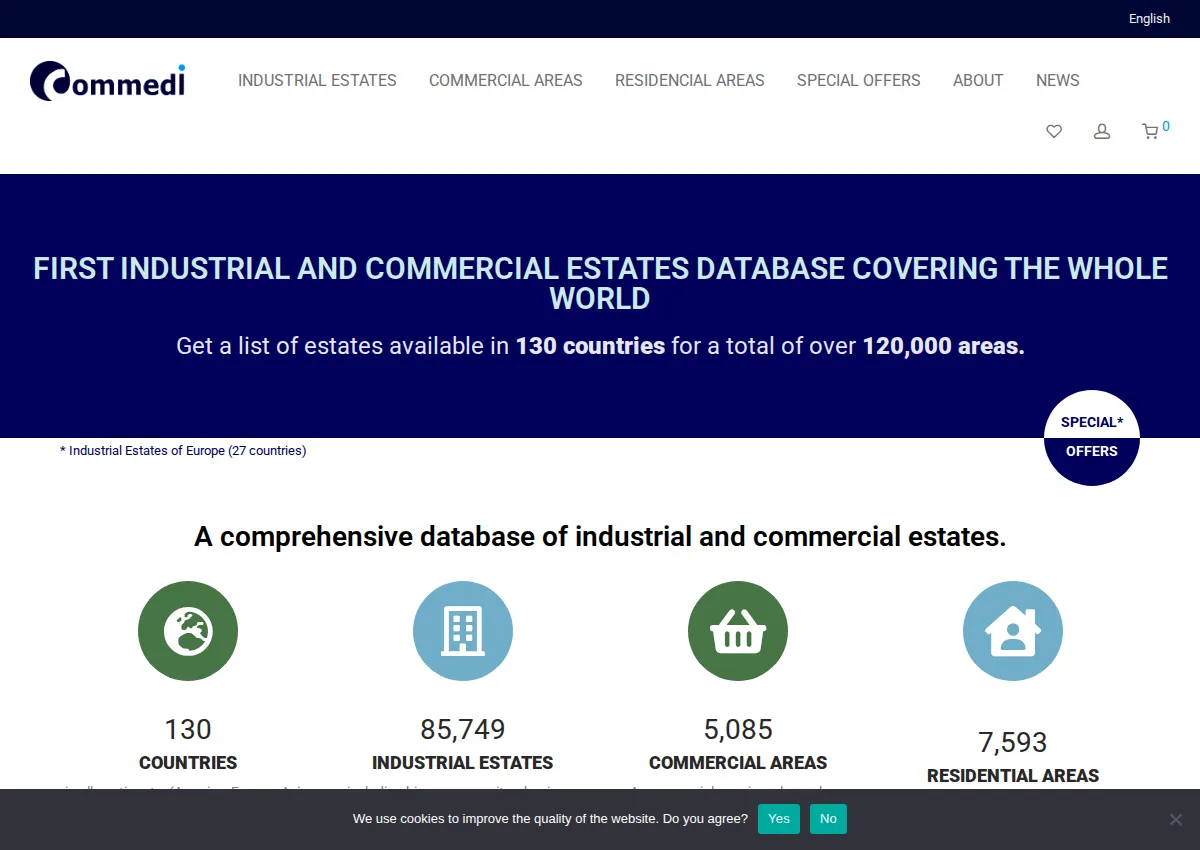 Store homepage