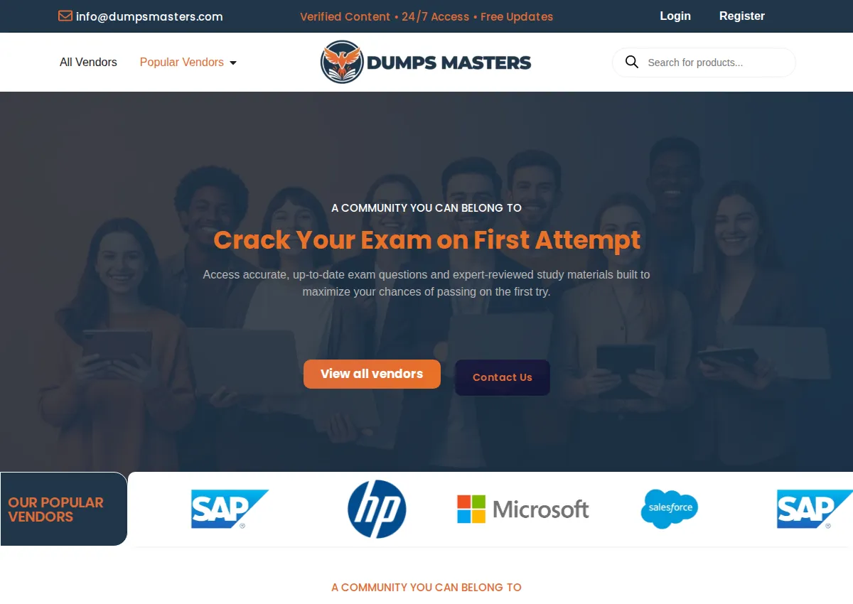 Store homepage