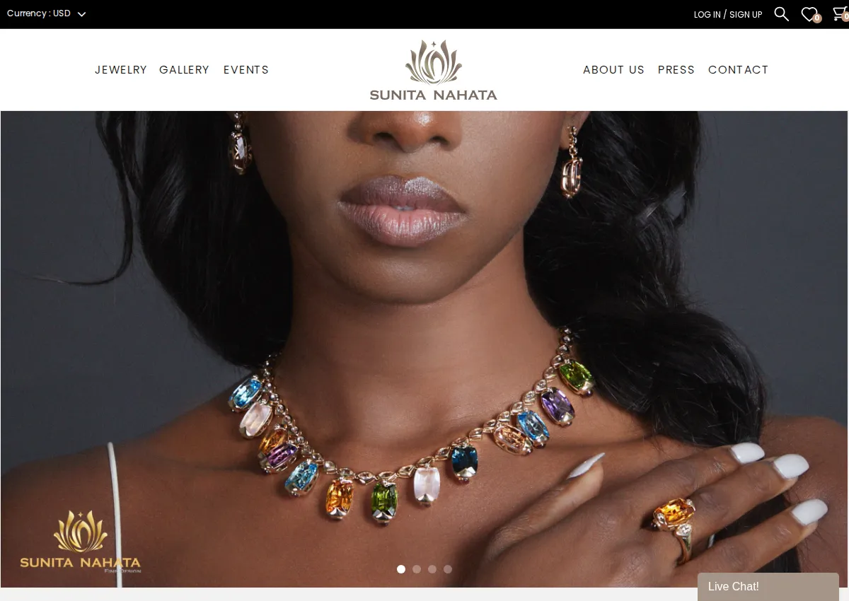 Store homepage
