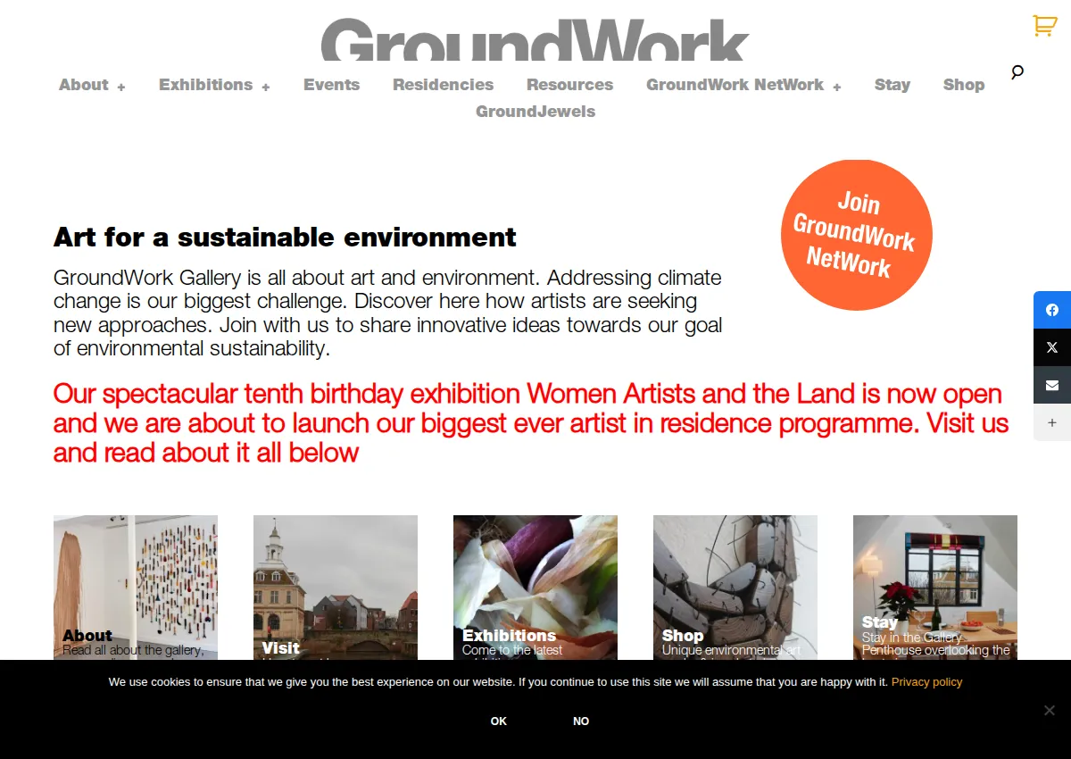 Store homepage
