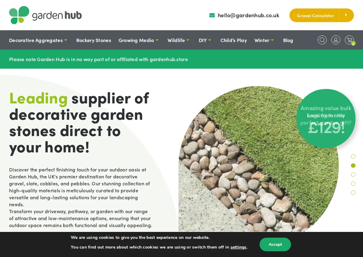 Store homepage